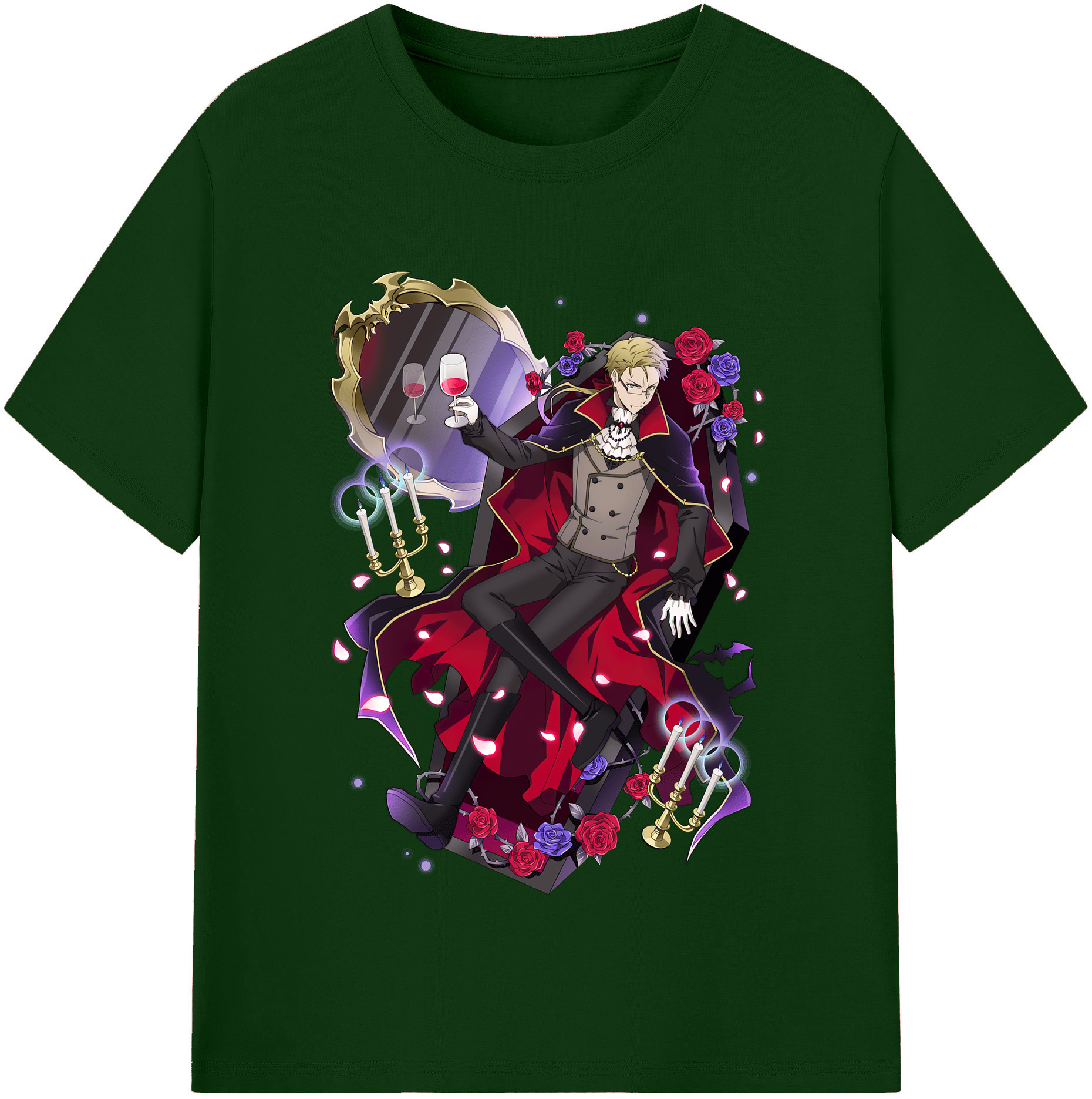 （画像用） 文豪ストレイドッグス Bungo Stray Dogs 綿100％半袖Tシャツ（フロントプリント）
